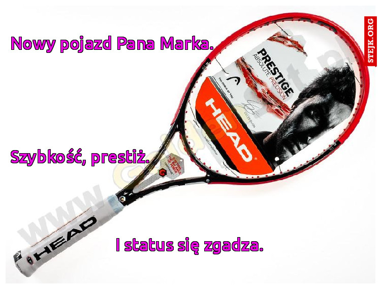 Nowy pojazd Pana Marka.