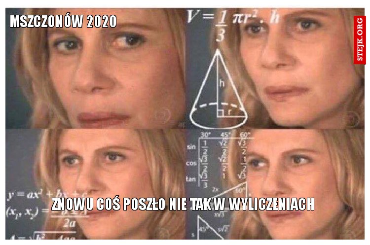 Znowu coś poszło nie tak w wyliczeniach