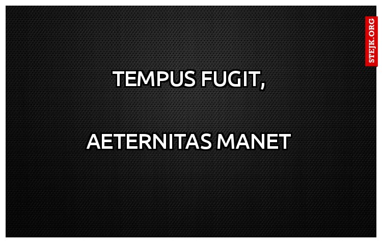 tempus fugit,