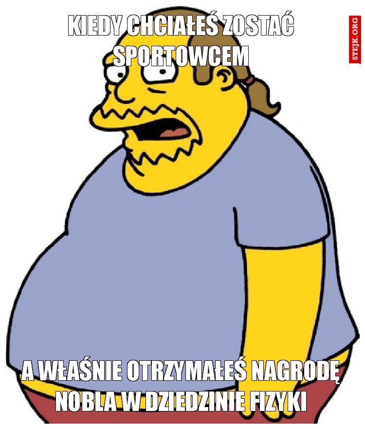 Kiedy chciałeś zostać sportowcem