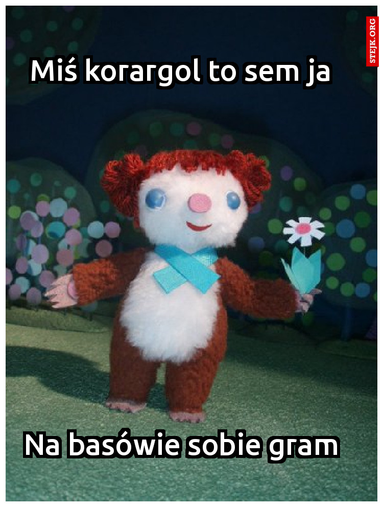 Miś korargol to sem ja