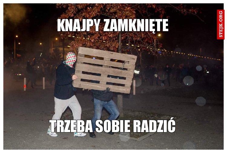 Knajpy zamknięte