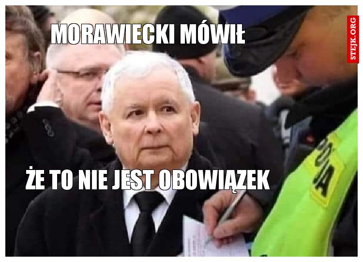 Morawiecki mówił