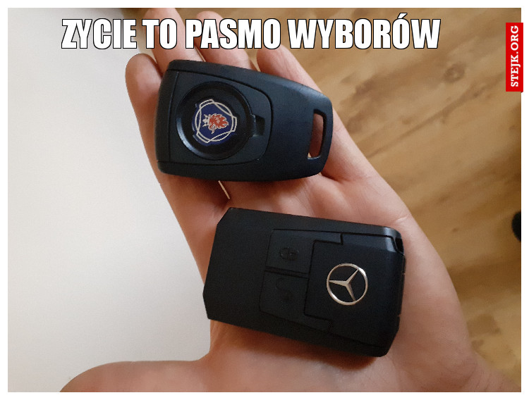 Zycie to pasmo wyborów