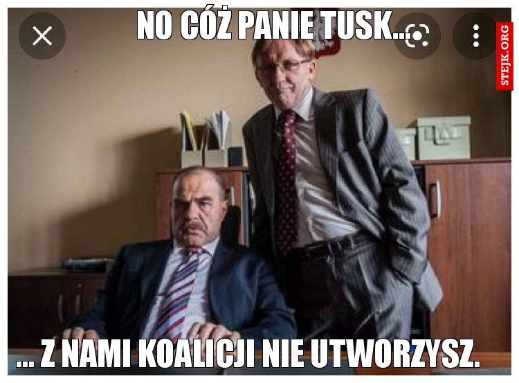 No cóż Panie Tusk...