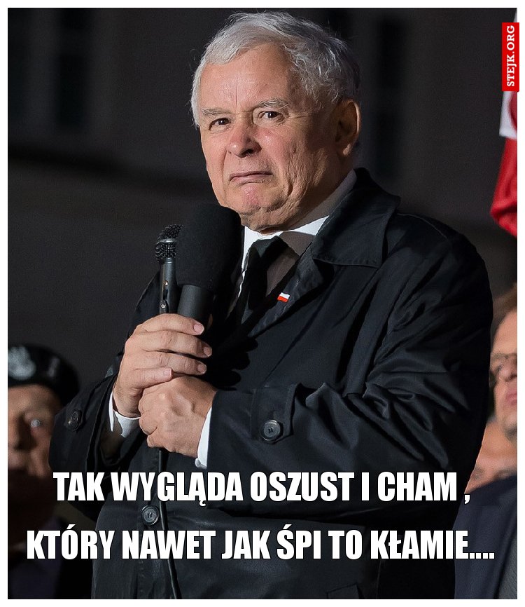 Tak wygląda oszust i cham ,