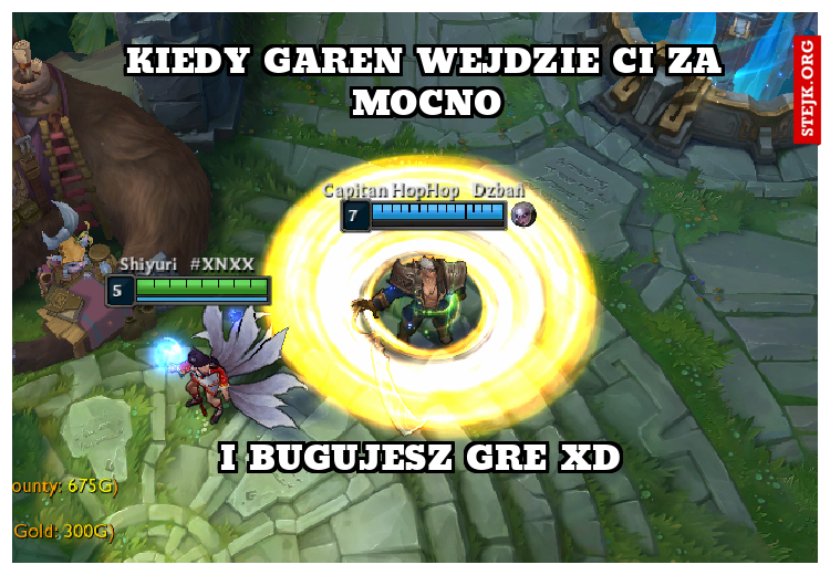 kiedy garen wejdzie ci za mocno