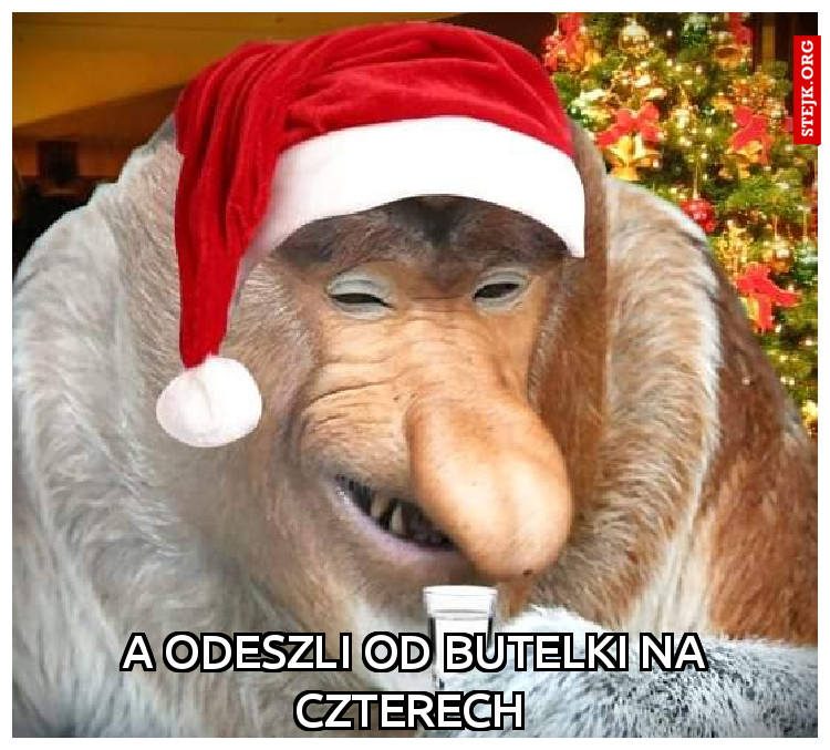 A odeszli od butelki na czterech 