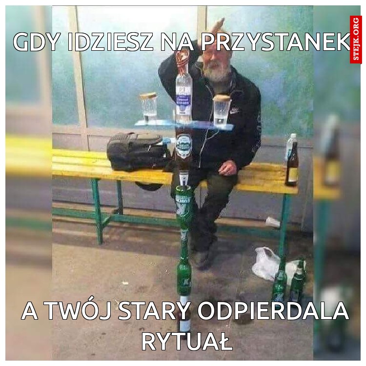 Gdy idziesz na przystanek