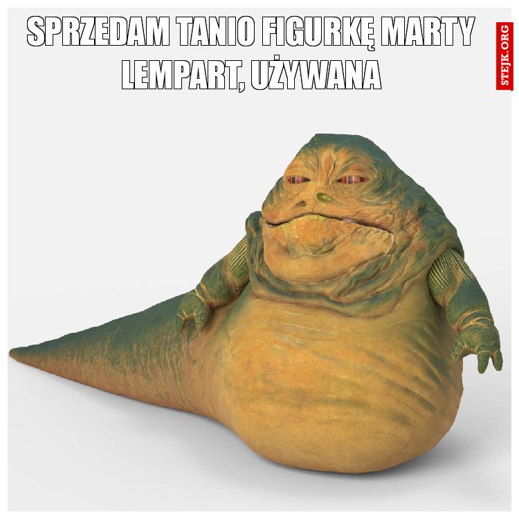 Sprzedam tanio figurkę Marty lempart, używana