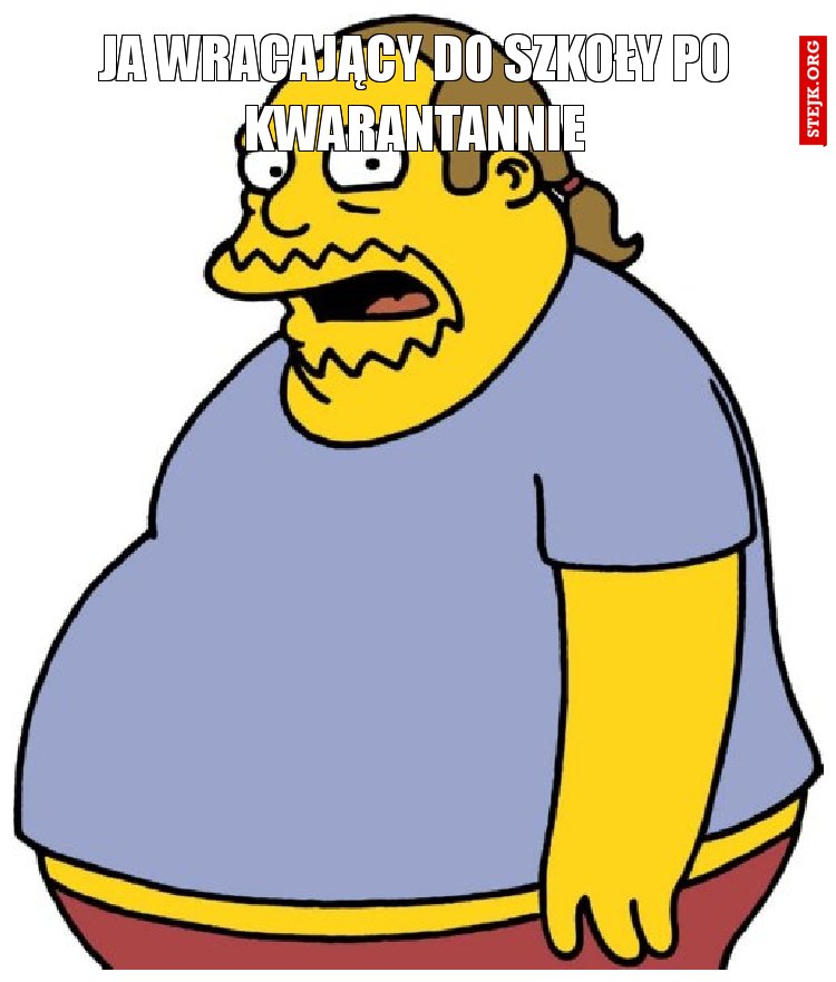 Ja wracający do szkoły po kwarantannie