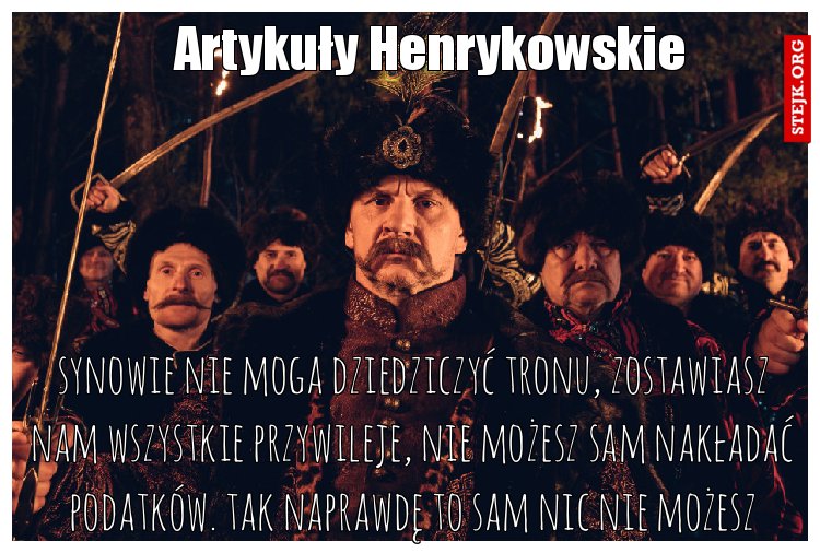 Zostań królem mówili