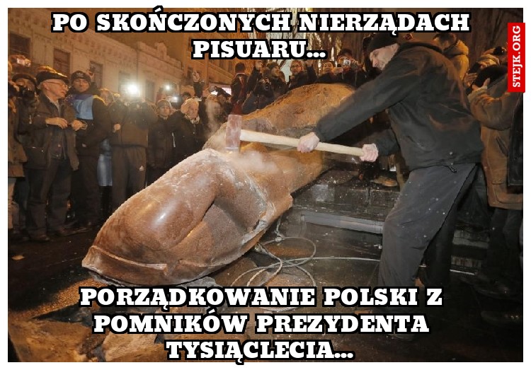 Po skończonych nierządach pisuaru... 