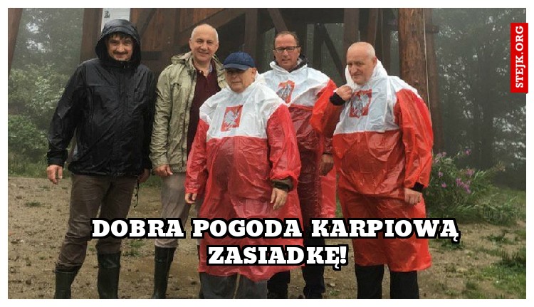 dobra pogoda karpiową zasiadkę!