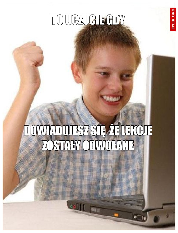 to uczucie gdy