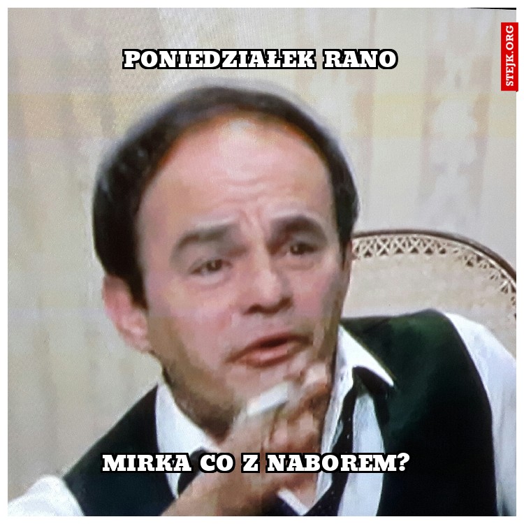 Poniedziałek rano