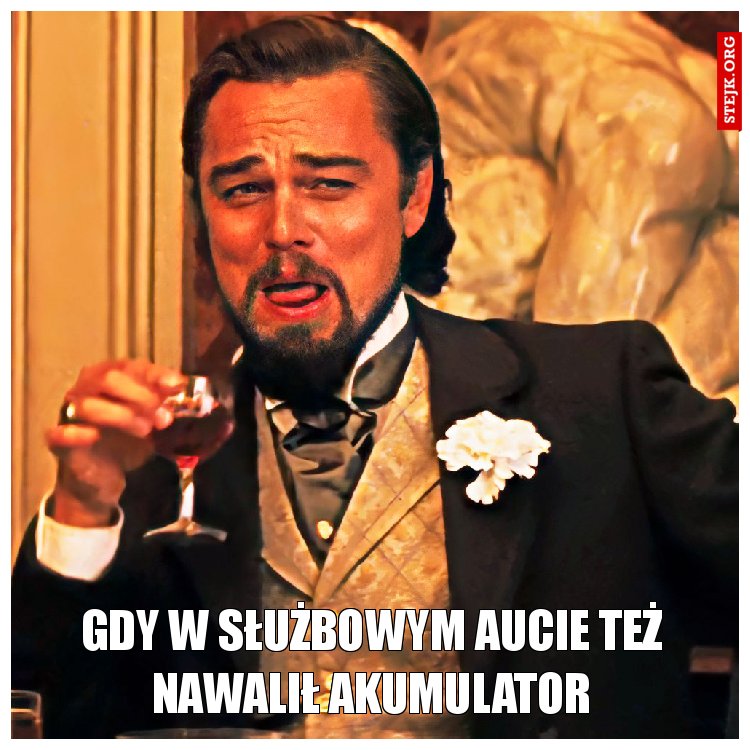 Gdy w służbowym aucie też nawalił akumulator
