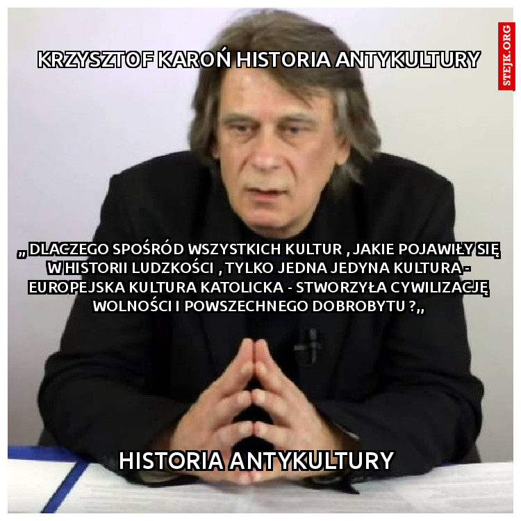 krzysztof karoń historia antykultury