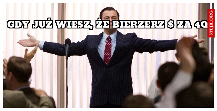 Gdy już wiesz, że bierzerz $ za 4Q