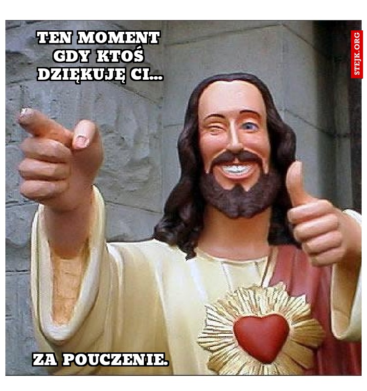 Ten moment gdy ktoś dziękuję Ci...