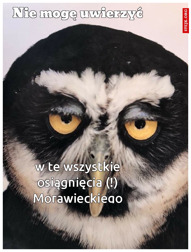 Nie mogę uwierzyć