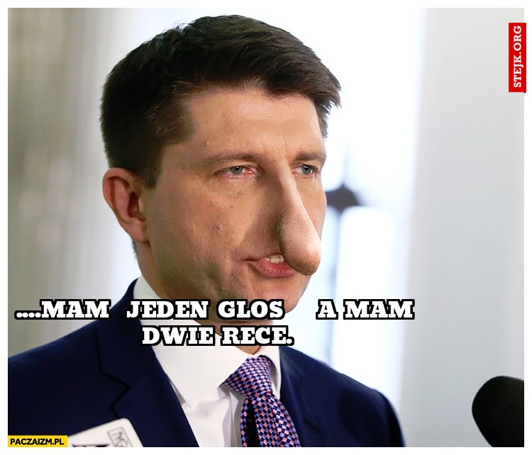 ....mam  jeden glos    a mam dwie rece.