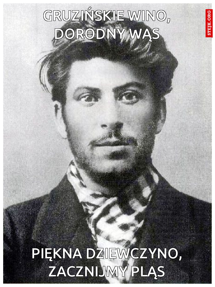 gruzińskie wino, dorodny wąs
