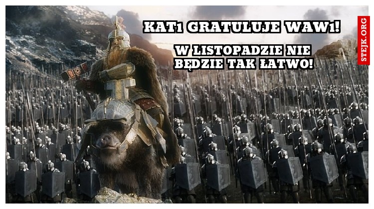 w LISTOPADZIE NIE BĘDZIE TAK ŁATWO!