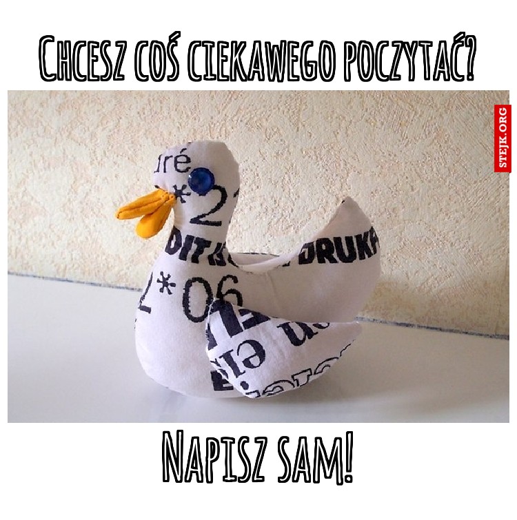 Chcesz coś ciekawego poczytać?