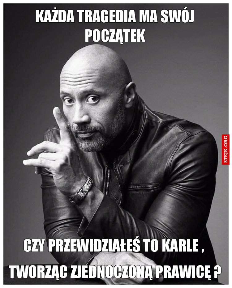 Każda tragedia ma swój początek