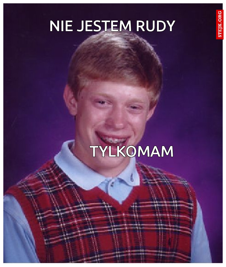 nie jestem rudy