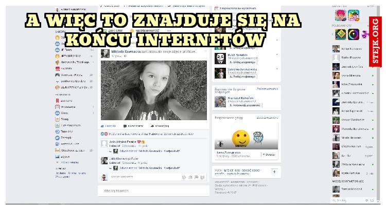 A więc to znajduje się na końcu internetów