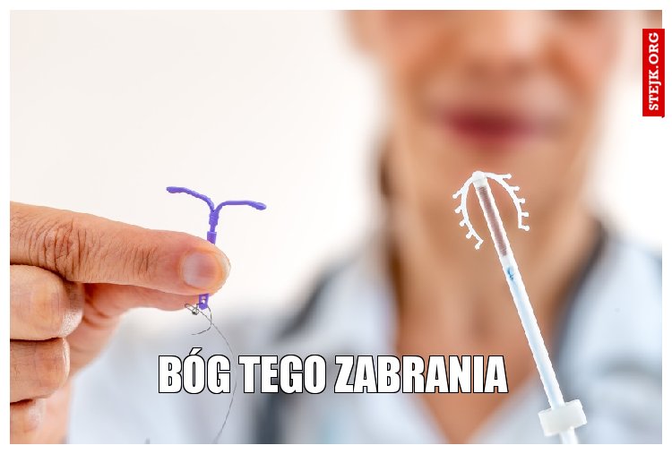 Bóg tego zabrania