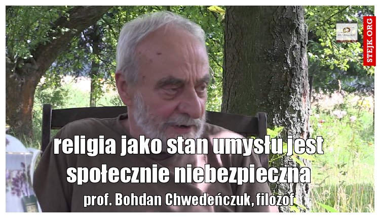 religia jako stan umysłu jest społecznie niebezpieczna