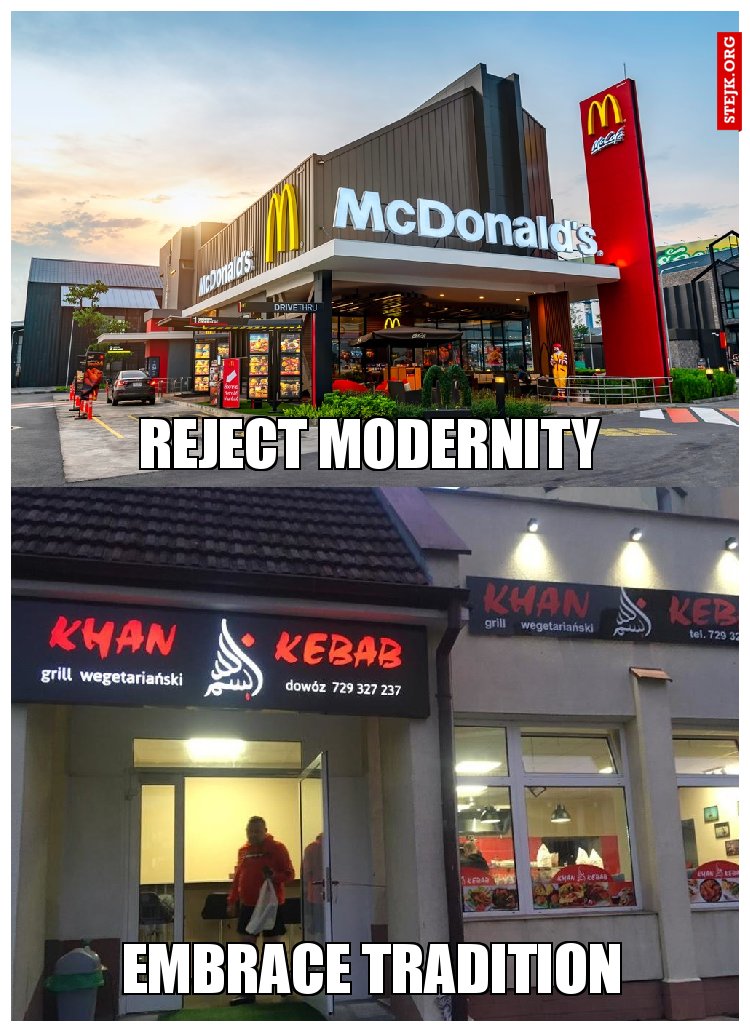 reject modernity