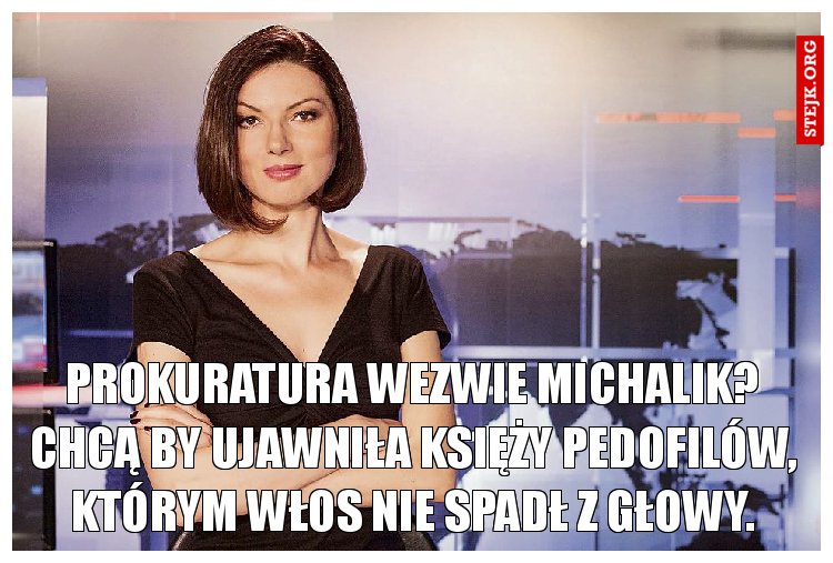 Prokuratura wezwie Michalik? Chcą by ujawniła księży pedofilów, którym włos nie spadł z głowy.