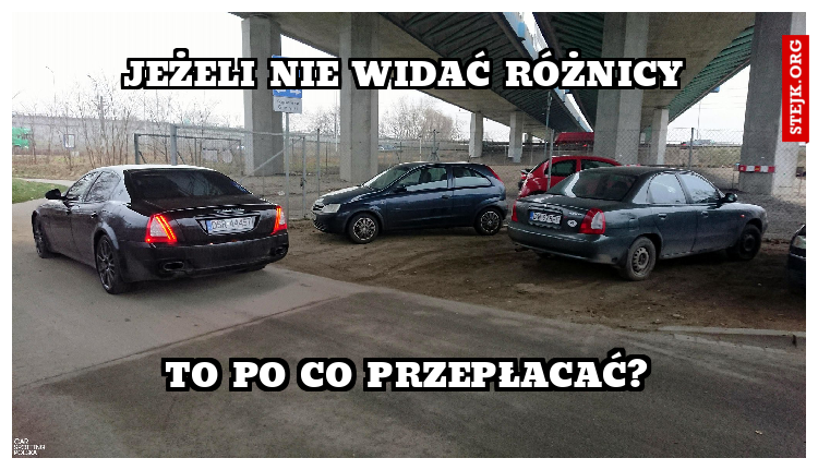 JEŻELI NIE WIDAĆ RÓŻNICY