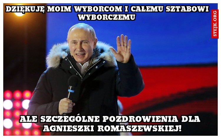 ale szczególne pozdrowienia dla  Agnieszki Romaszewskiej!