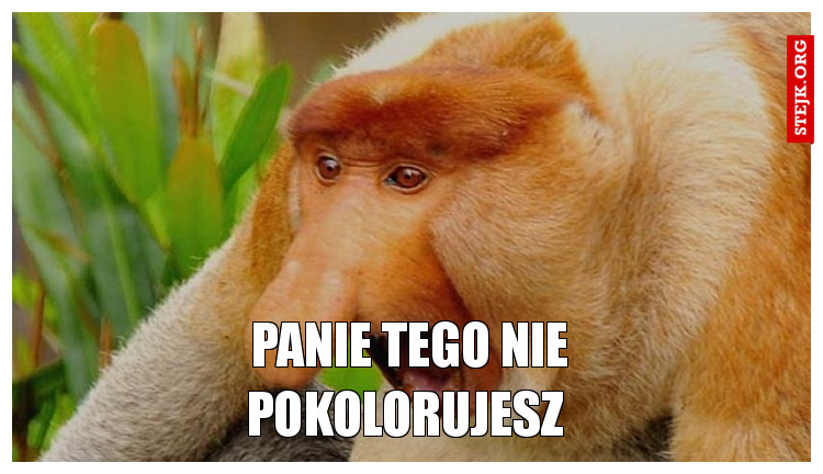 Panie tego nie pokolorujesz 