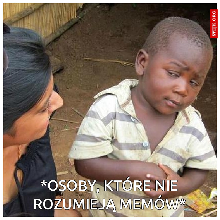 *osoby, które nie rozumieją memów*