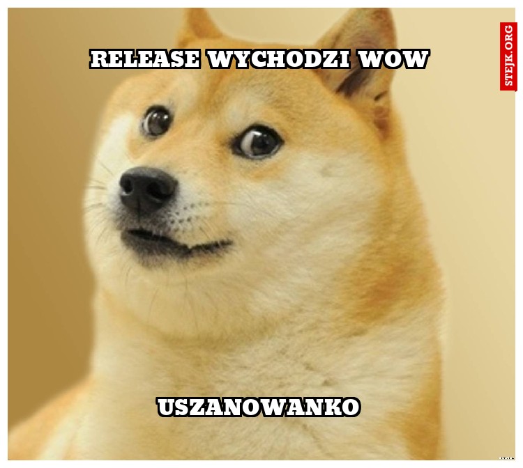 RELEASE WYCHODZI WOW