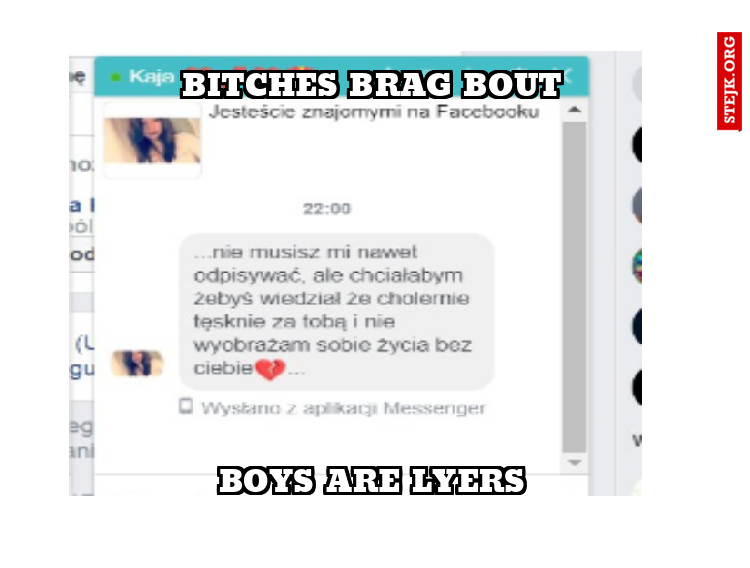 Bitches brag bout