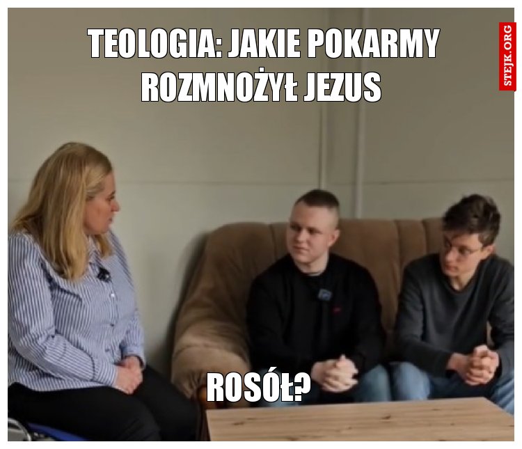 Teologia: Jakie pokarmy rozmnożył Jezus 