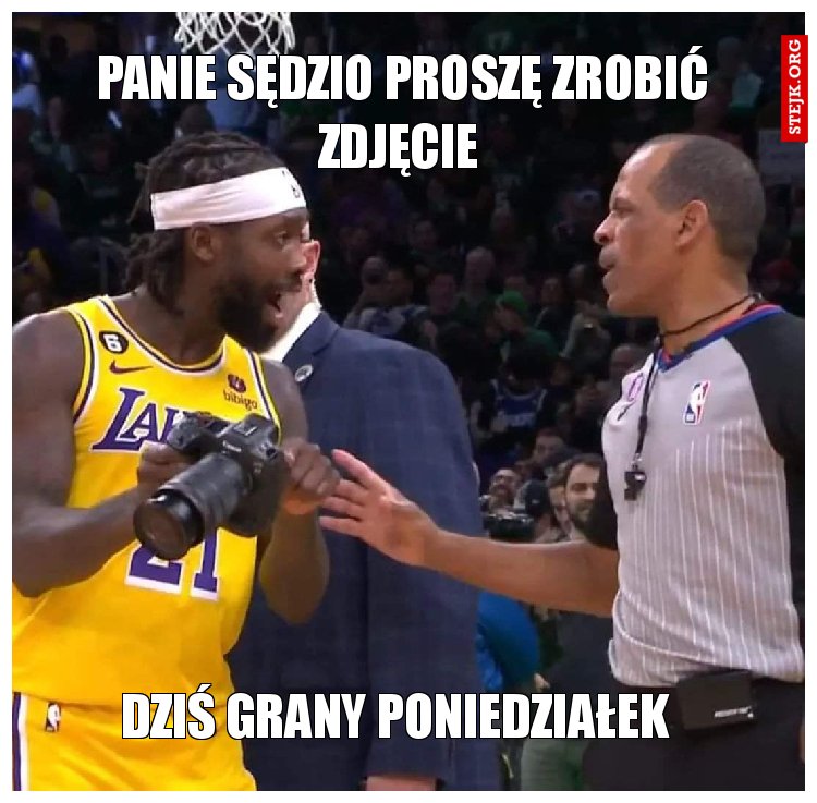 Panie sędzio proszę zrobić zdjęcie 