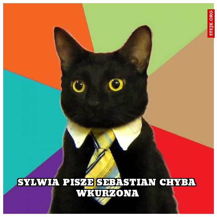 Sylwia pisze Sebastian chyba wkurzona