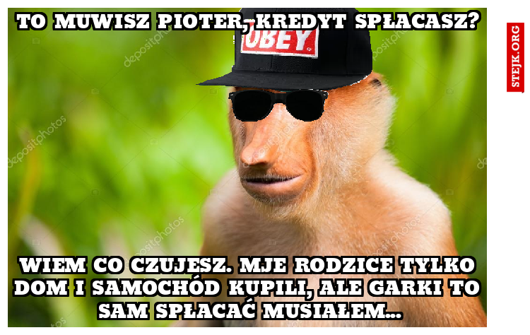 To muwisz pioter, kredyt spłacasz?