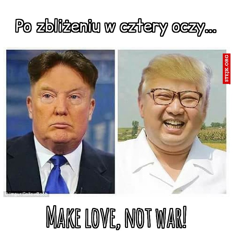 Po zbliżeniu w cztery oczy...
