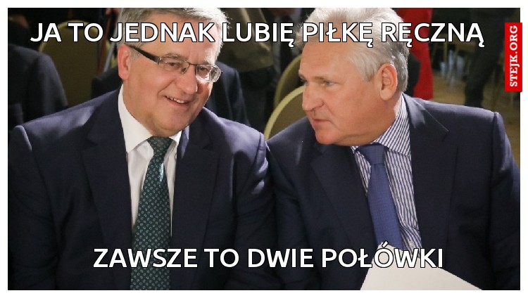 Ja to jednak lubię piłkę ręczną 