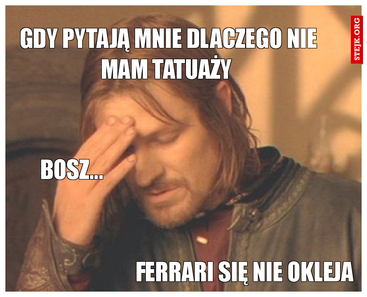 Gdy pytają mnie dlaczego nie mam tatuaży 