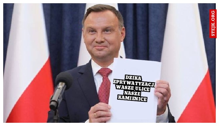 Dzika Reprywatyzacja wasze ulice nasze kamienice